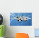 Two F-22 Raptors Fly Wall Decal Design 2