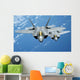 Two F-22 Raptors Fly Wall Decal Design 2