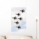 Thunderbirds Form 6-ship Delta Wall Decal