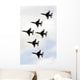 Thunderbirds Form 6-ship Delta Wall Decal