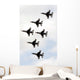 Thunderbirds Form 6-ship Delta Wall Decal