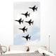 Thunderbirds Form 6-ship Delta Wall Decal