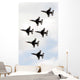 Thunderbirds Form 6-ship Delta Wall Decal