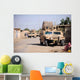 Humvee's Conduct Security during Wall Decal