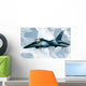 F-16 Aggressor Disconnects from Kc-10 Wall Decal