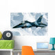 F-16 Aggressor Disconnects from Kc-10 Wall Decal
