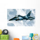 F-16 Aggressor Disconnects from Kc-10 Wall Decal