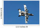 A-10 Thunderbolt Maneuvers through Wall Decal