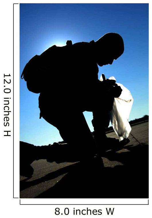 Airman Performs Foreign Object Wall Decal