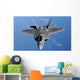F-22 Raptor Moves into Wall Decal Design 1