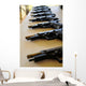 Handguns Lined up Table Wall Decal