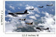B-52 Stratofortress Leads Formation Wall Decal Design 2