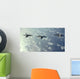 Three-ship Formation F-22 Raptors Wall Decal Design 2