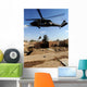 Pararescueman Rappels from Hh-60 Wall Decal Design 2