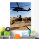 Pararescueman Rappels from Hh-60 Wall Decal Design 2