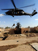 Pararescueman Rappels from Hh-60 Wall Decal Design 2