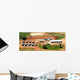 Aerial Overview 554th Red Wall Decal