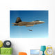 F-22a Raptor Drops Gbu-32 Wall Decal