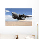 C-17 Globemaster Departs from Wall Decal