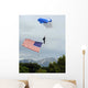 Airman Floats through Sky Wall Decal