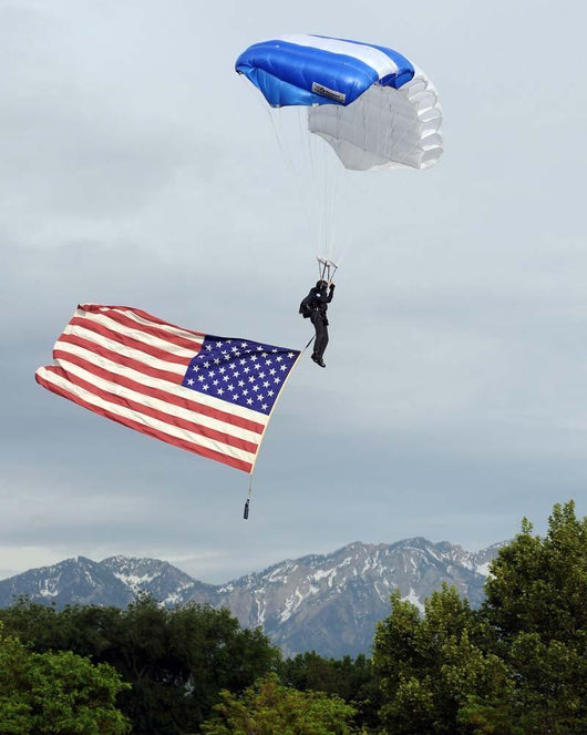 Airman Floats through Sky Wall Decal