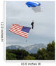 Airman Floats through Sky Wall Decal
