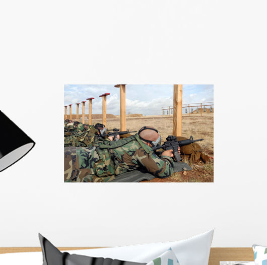 Soldiers Sight M-4 Rifles Wall Decal