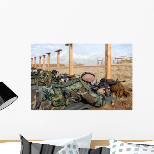 Soldiers Sight M-4 Rifles Wall Decal