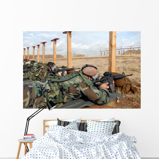 Soldiers Sight M-4 Rifles Wall Decal