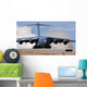 C-17 Globemaster Lands Runway Wall Decal