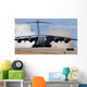 C-17 Globemaster Lands Runway Wall Decal