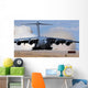 C-17 Globemaster Lands Runway Wall Decal