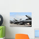 F-16 Fighting Falcons Await Wall Decal