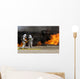 Firefighters Neutralize Live Fire Wall Decal