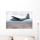 C-130 Hercules Soars through Wall Decal