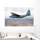 C-130 Hercules Soars through Wall Decal