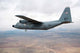 C-130 Hercules Soars through Wall Decal