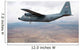 C-130 Hercules Soars through Wall Decal