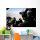 Soldier Provides Security Wall Decal