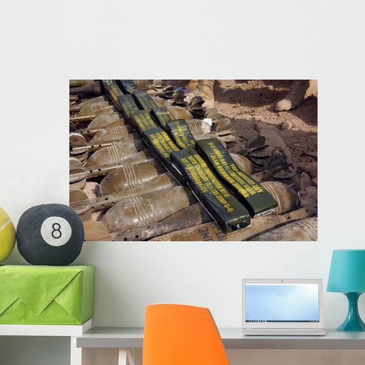 Scattered Artillery Assigned to Wall Decal