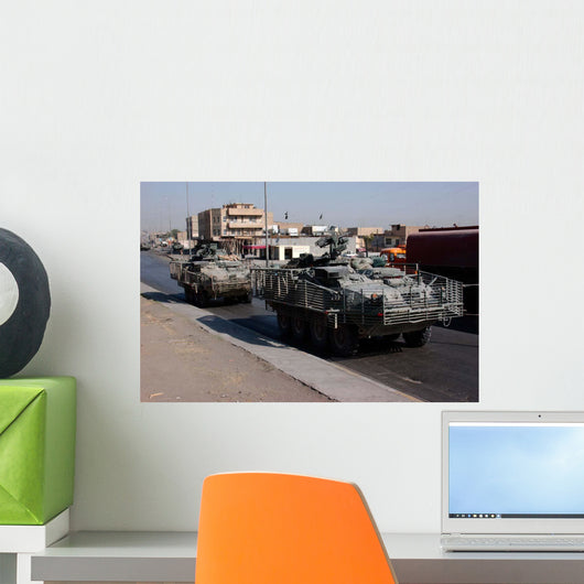Us Army Soldiers Patrolling Wall Decal