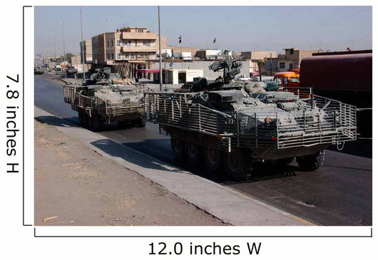 Us Army Soldiers Patrolling Wall Decal