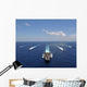 Aircraft Carrier Uss Abraham Wall Decal Design 1