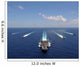 Aircraft Carrier Uss Abraham Wall Decal Design 1