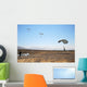 Freefall Parachute Jumpers Approaching Wall Decal