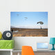 Freefall Parachute Jumpers Approaching Wall Decal