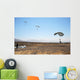 Freefall Parachute Jumpers Approaching Wall Decal