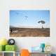 Freefall Parachute Jumpers Approaching Wall Decal