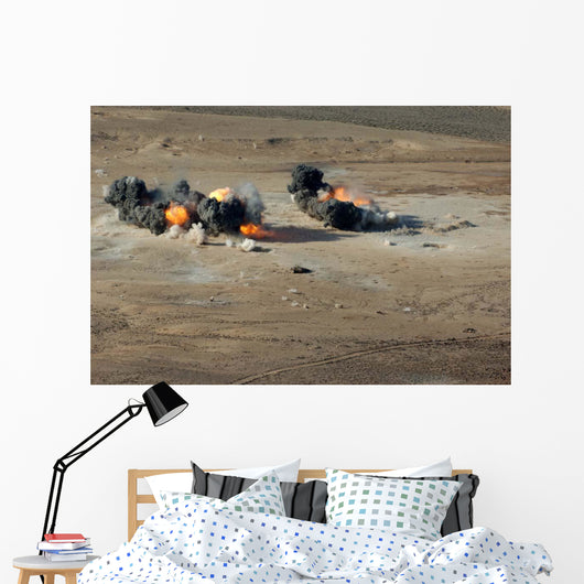 Hard Target Penetrating Bombs Wall Decal