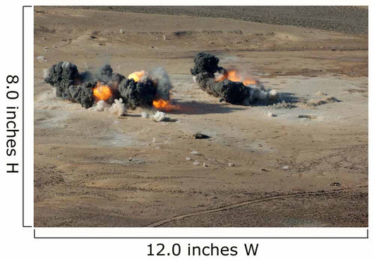 Hard Target Penetrating Bombs Wall Decal